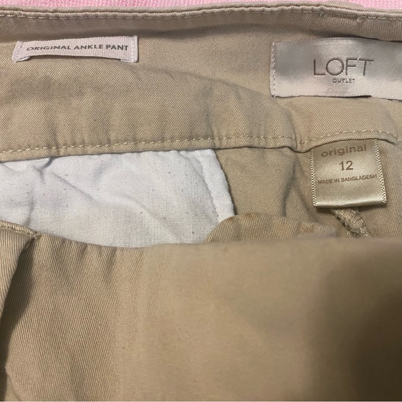 Women’s LOFT original ankle pant size 12 - Picture 4 of 7